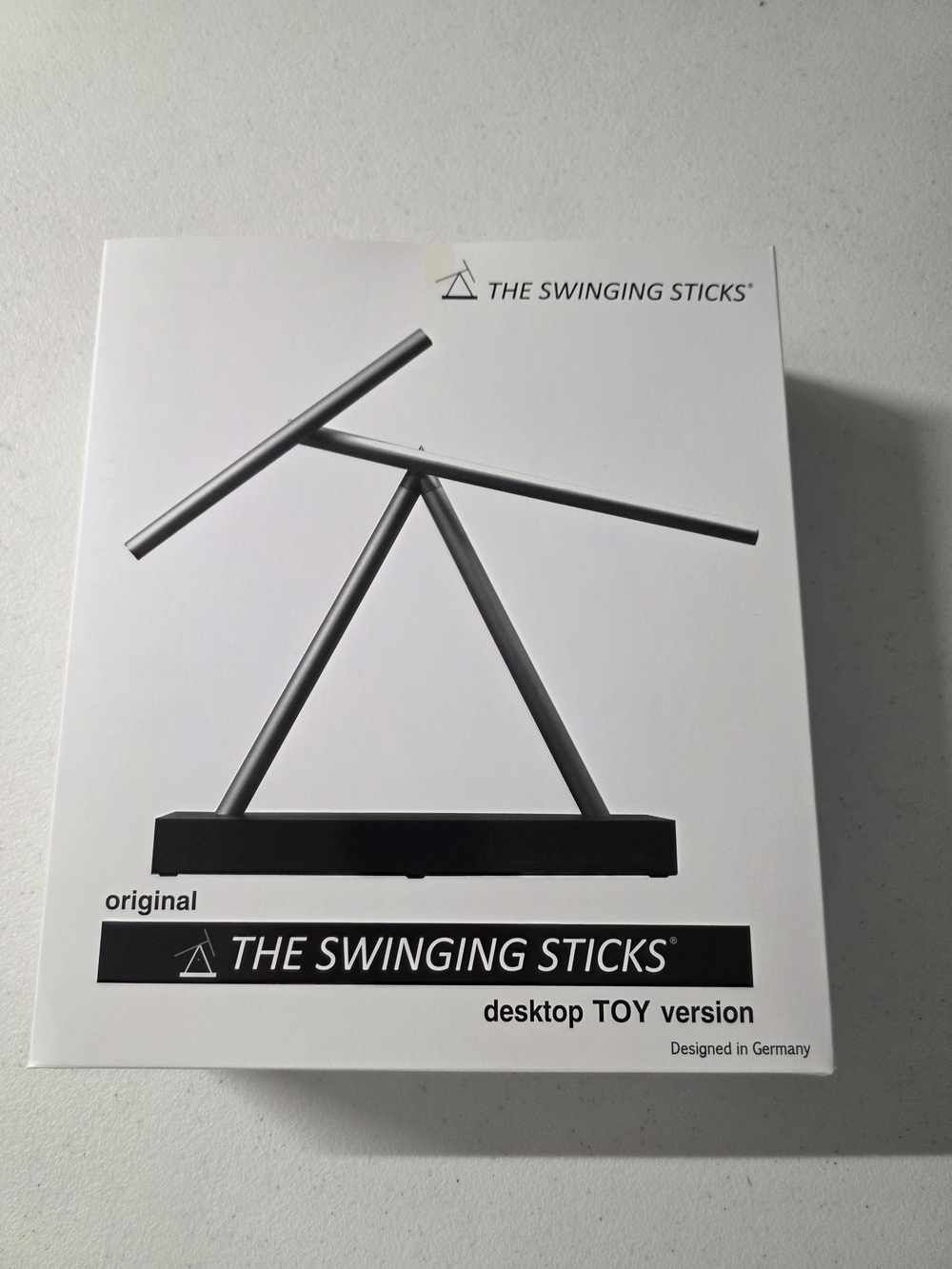 The Swinging Sticks Kinetic Energy Sculpture Desktop Toy Version